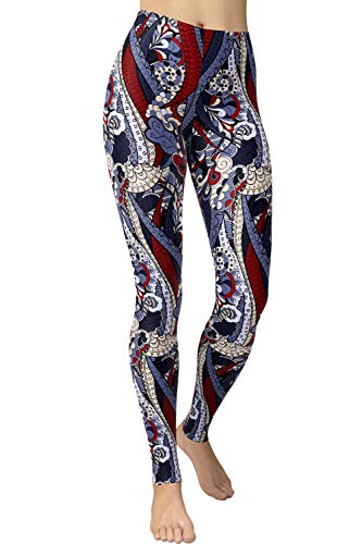 VIV Collection One Size Fashion Print Leggings, Cloudy Dreams VIV Collection One Size Fashion Print Leggings, Cloudy Dreams