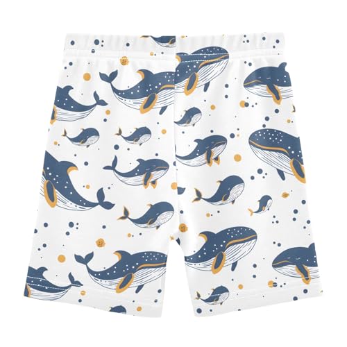 Many Whale Girls Shorts Elastic Waist Sports Shorts Girls Leggings Pants for 4-10 Years2