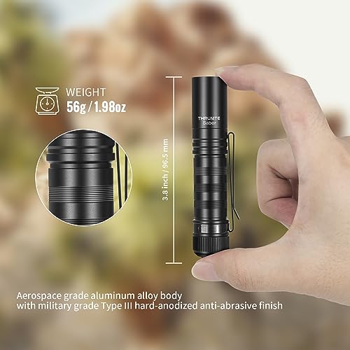 Thrunite SABER COOL WHITE 659 Lumens Small Edc Flashlight Aa Rechargeable thumb #1