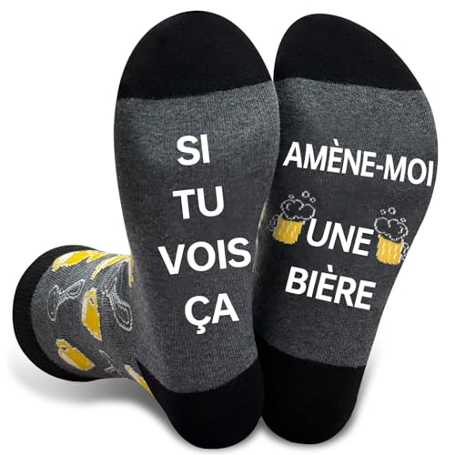 Chaussettes Humoristiques Homme 39-46 Drôles Coton De Sport...