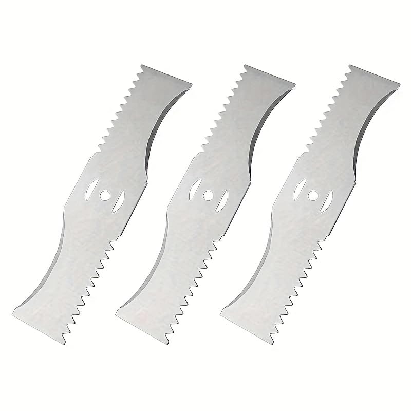 3 peças de lâmina de cabeça de aparador de grama de 150 mm, lâminas de cortador de grama