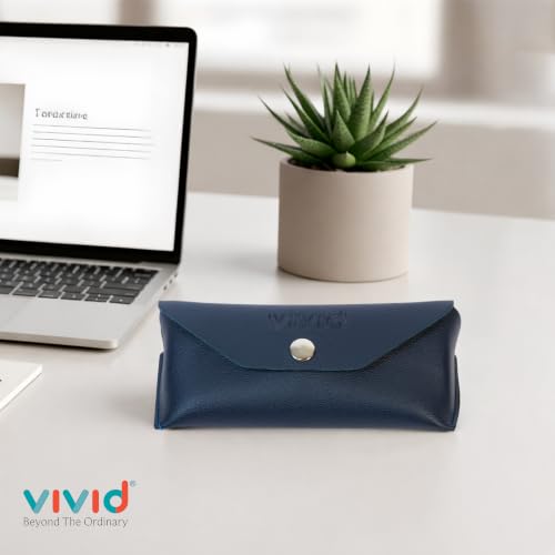 Image of VIVID Unisex Specs Snap Button Eyewear Dabbi Faux Leather Soft Case Cover
