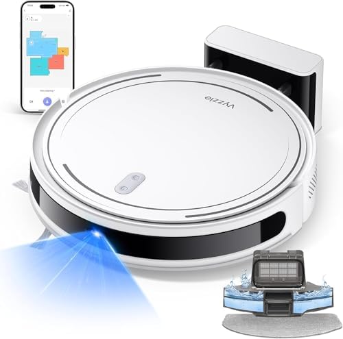 Robot Vacuum and Mop, 3-in-1 Robotic Vacuum Cleaner with Schedule...