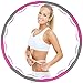 Trysea Hula Hoop op, hula hop dla dzieci i kobiet, do redukcji wagi i masażu, 6-8 segmentów, regulowany, zdejmowany, do fitnessu, uprawiania sportu, domu, biura