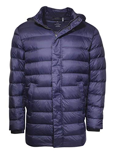 Calvin Klein Men's Water Resistant Zip Front Hooded Down Puffer Jacket