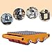 Machinery Mover, 15T 33000lbs Industrial Machinery Mover with 9 Steel Rollers, Moving Skate Heavy Duty Industrial Moving Equipment for Warehousing, Industrial