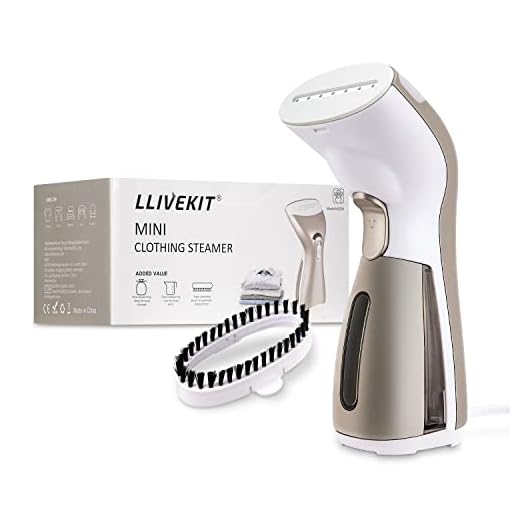 Plancha vapor vertical ropa，Llivekit，Mini Plancha de Vapor de Mano 900W 120ml, Calentamiento rápido en 25 segundos，Plancha de vapor horizontal y vertical para Viaje y Hogar