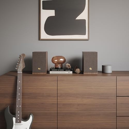 Image of Audio Pro A28 W - TV, Gaming & Music Speaker, Multiroom, WiFi and Bluetooth, AirPlay 2, Google Cast, Spotify Connect -Walnut