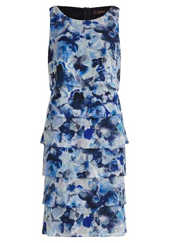 Vera Mont 0320/4801 Vestido, Azul Oscuro/Azul, 44 para Mujer
