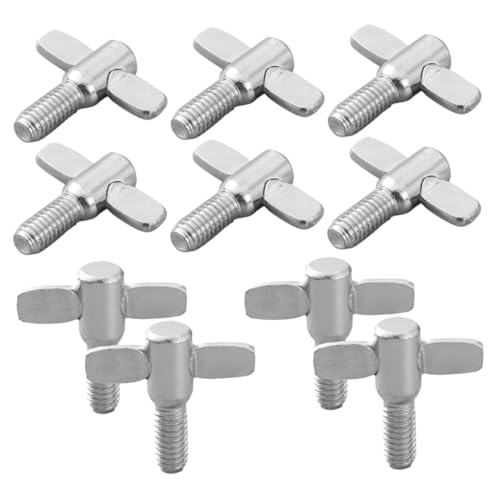 10 tornillos de ala para batería de aluminio
