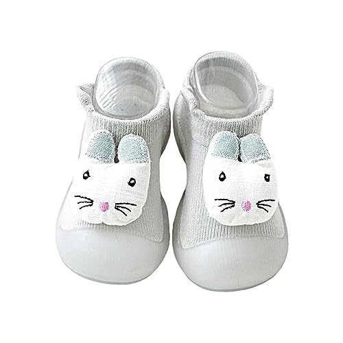 Toddler First Walking Shoes Toddler Girl Boy Shoes Sock Animal DecorationFor 0 to 4 Years Toddler Canvas Shoes