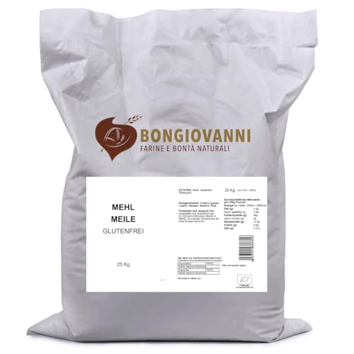 Bongiovanni Farine e Bonta' Naturali Harina de Mijo 25Kg Bio sin Gluten 25000 g