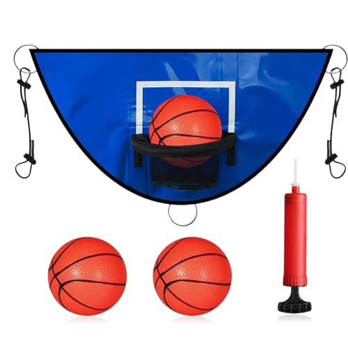 Panier de basket pour trampoline extérieur et cerceau de basket-ball polyvalent