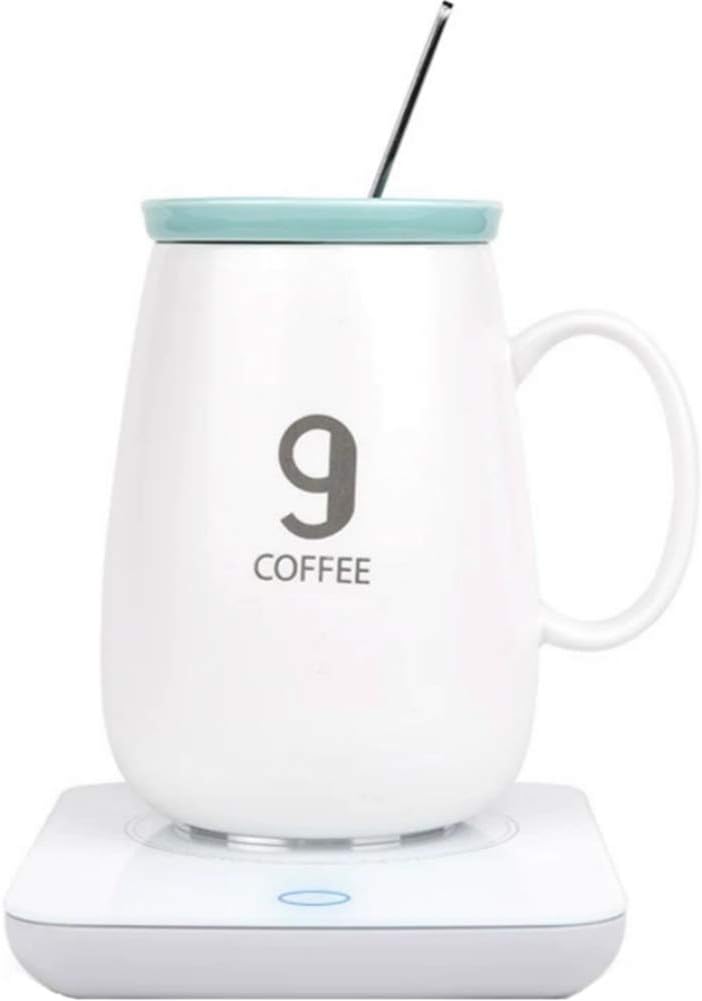 tatic Ceramic Cup Sensor Switch Automatic Power Off Heat Preservation Tempered Panel Fine Grinding Safe Easy to Clean