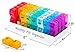 Monthly Pill Organizer 2 Times a Day - AM PM Month Pill Box with 32 Compartments, 31 Day Travel Pill Reminder, Small Pill Case Container with BPA-Free to Hold Vitamins, Fish Oil