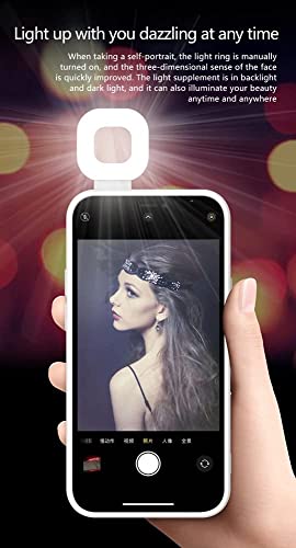 ReFind Light Ring iPhone Case for Selfie Photos 3-Level Brightness and phone stand perfect for Makeup Photography and Selfie on Smartphone Video (Iphone X/Xs - Image 4