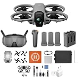 DJI Avata 360 Combo Motion Fly More con accessori, drone a 360° con imaging 8K da 1 pollice, paraelica, Include Goggles N3 e RC Motion 3, Pad di atterraggio (Charger + Clean Kit + Lights x2)