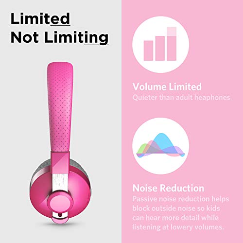LilGadgets Untangled Pro Wireless Kids Headphones – Pink — view 4