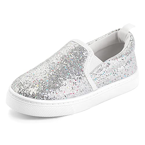 Image of K KomForme Toddler Sneakers for Girls Boys Slip On Canvas Walking Shoes | Lightweight, Comfortable