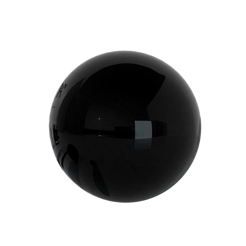 Boule en acier inoxydable noire 500 mm sublimez votre jardin zen