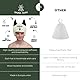 Sauna Guru Saunahut ’Wolf’ - 100% organische Wollfilzmützen - Schützen Sie Ihren Kopf vor Hitze - Sauna Zubehör Damen - Geschenke Für Frauen - Saunamützen Für Manner