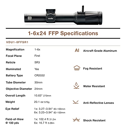 Eotech Vudu 1-6X24Mm Precision Rifle Scope #TOP4
