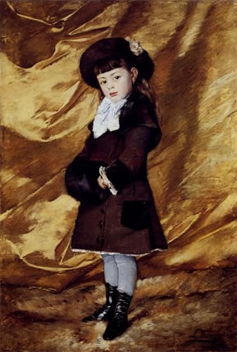 Tableau portrait de Marie Dubois par Léon Tanzi impression sur toile 60x90cm
