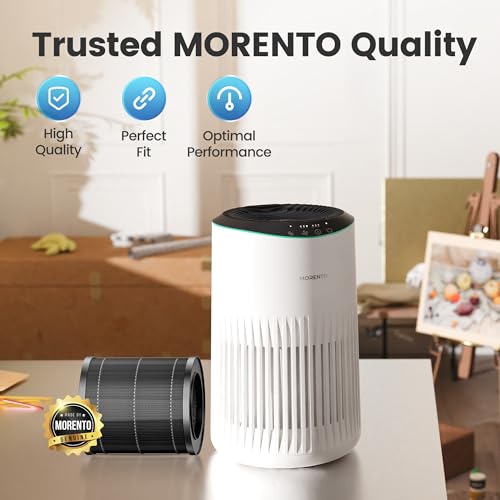 MORENTO MR2566 Genuine Air Purifier Replacement Filter for MR2566 Air Purifier, Original Version,1 Pack+3 Layers Filtration