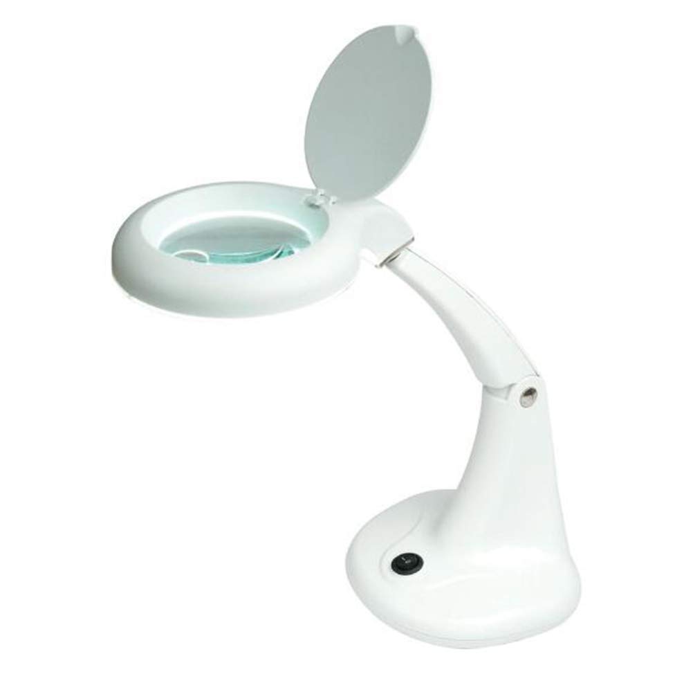 Super Bright Illuminated Bench Magnifier Lamp - Advanced Bench Magnifier Lamp - 1.75 And 4 X Magnification - Hobby, Task, Reading