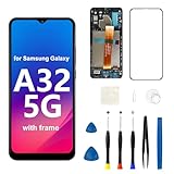 for Samsung Galaxy A32 5G Screen Replacement Kit with Frame s326dl a326u a326a a326b a326w LCD Touch Display Digitizer 6.5 inch