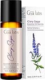 Gya Labs Clary Sage Essential Oil Roll-On for Stress Relief (10ml) - Pure, Therapeutic Grade and...