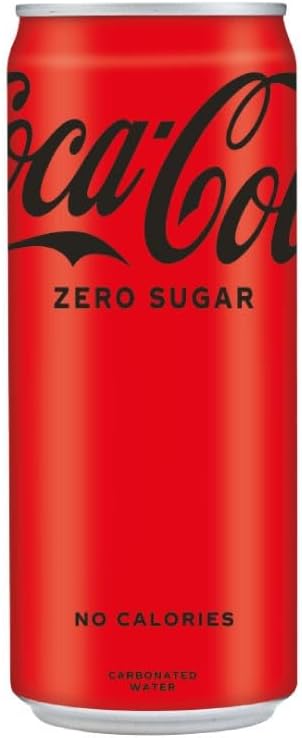Coca-Cola Zero Sugar, No Calories Soft Drink Can, 300 Ml - Cola
