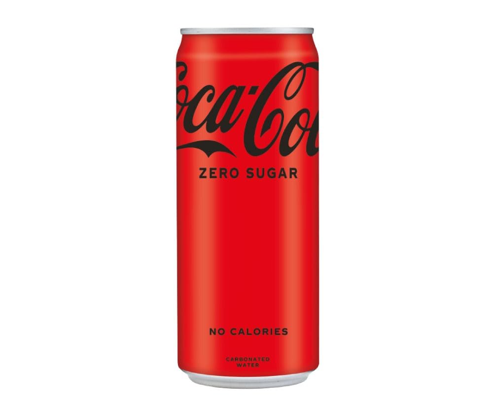 Coca-Cola Zero Sugar, No Calories Soft Drink Can, 300 Ml - Cola-image-6