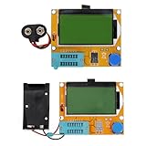 Tester transistor LCR-T4 con display LCD 12864 e misurazione della capacità per hobbisti elettronici e tecnici di riparazione