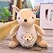 HYSLYQ Juguetes De Peluche Serie Madre-Niño Canguro Panda Oso Polar Erizo Pangolín Muñeco De Peluche Lindo para Niños Regalos para Niños 30Cm