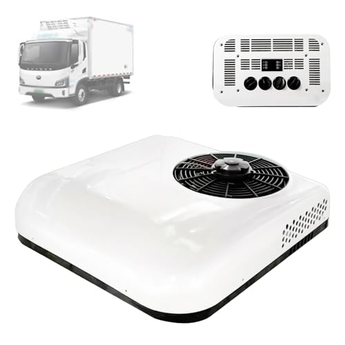 LwiftGal Climatiseur De Toit 12 V/24 V pour Camping-Cars, Camions, Fourgonnettes Et Tracteurs, avec TéLéCommande Ultra-Silencieux. 12V-HeatingandCooling