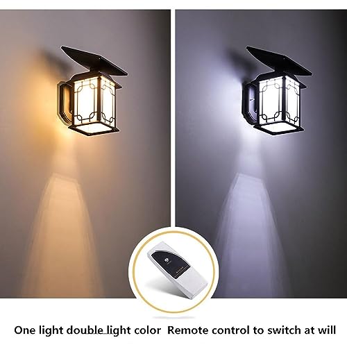Panneau solaire pour applique murale extérieur étanche noire LED - 3
