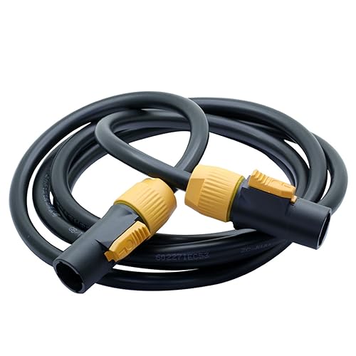 Conector de entrada a salida de 3 pines en material PA66 con cable de 1.5 M 7