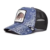 Goorin Bros. The Farm Kerchief Motif Collection Trucker Hat for Men and Women, Blue (Mo Money), One Size
