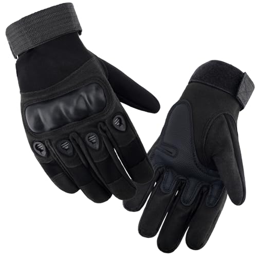 Gants Moto Été Respirants pour Homme et Femme - Gants Moto Homologués CE avec Protection Rigide des Jointures et Poignet Ajustable - Pour Moto, Motocross,...
