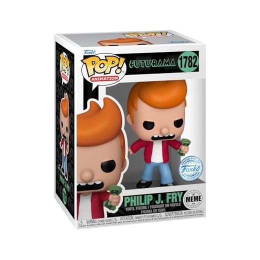 Funko Pop! TV: Meme - Fry​ - Futurama - Exclusiva Amazon - Figura de Vinilo Coleccionable - Idea de Regalo - Mercancia Oficial - Juguetes para Niños y Adultos - TV Fans - Muñeco para Coleccionistas