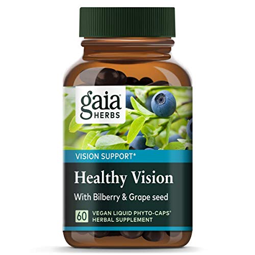 Gaia Herbs Vision Enhancement Liquid Phyto-Capsules, 60 Count
