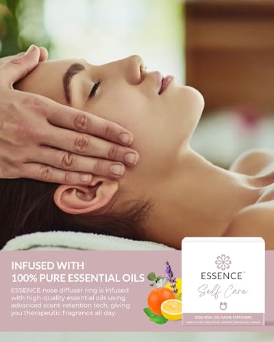 Essence Nasal Diffuser Self Care Bundle – Essential Oil Silicone Nose Rings for Stress, Energy & Mental Clarity – Wearable Aromatherapy Pack for Wellness & Mood Balance - Image 6