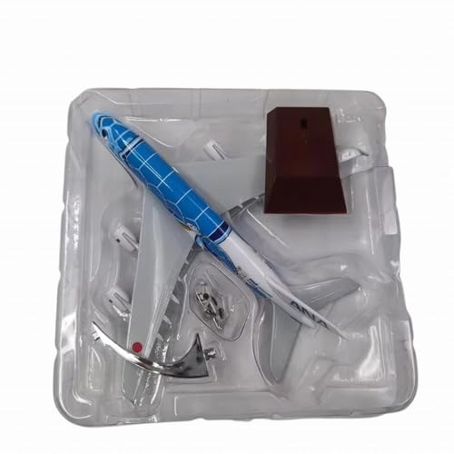 Image of Airplane Model 18 CM Blue Aircraft Japan ANA Airlines A380 Plane Metal Diecast Aircraft Model Toy Plane