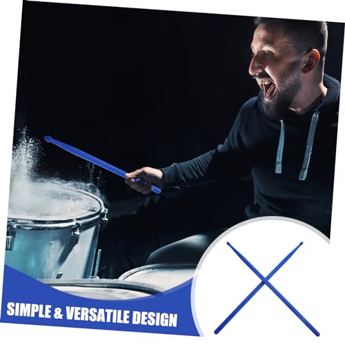 Baquetas para percusión nylon HANABASS 5A color azul 1 par miniatura 4