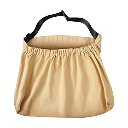 LearnLyrics Cinturón de jardín, delantal de jardín para mujeres, bolsa de símbolo de jardín de utilidad, lona transpirable, bolsa de cintura ajustable para plantar vegetales en la agricultura