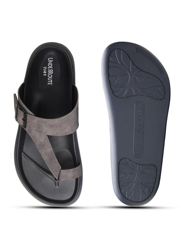 Image of UNDERROUTE mens Underroute Urgh 05 Stylish Durable Soft Footbed Synthetic Casual Sandals for Men Sandal