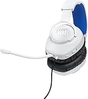 Vista 5 de JBL Quantum 100P Console - Auriculares de juegos para Playstation (blanco), blancoazul, mediano