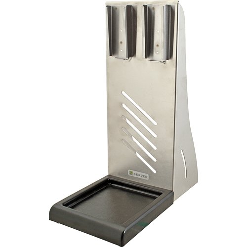 SERVER Slimline Double Dry Food Dispenser Stand Used to