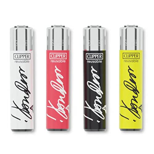 SET DA 4 ACCENDINI CLIPPER Set 4 Clipper accendini con le firme di VASCO ROSSI limited edition